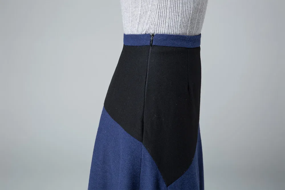 straight skirt, winter skirt, wool skirt, winter skirt, long skirt, womens skirts 1838