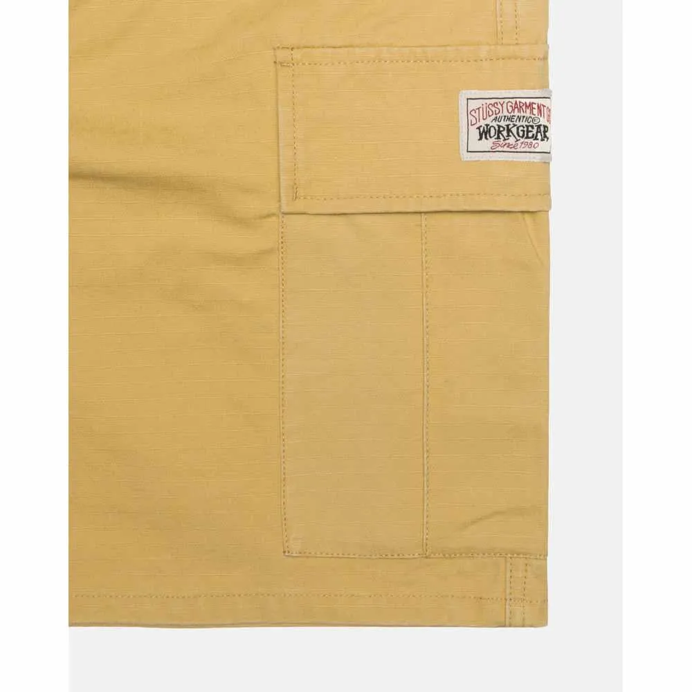 Stussy Ripstock Cargo Beach Shorts Sulfur