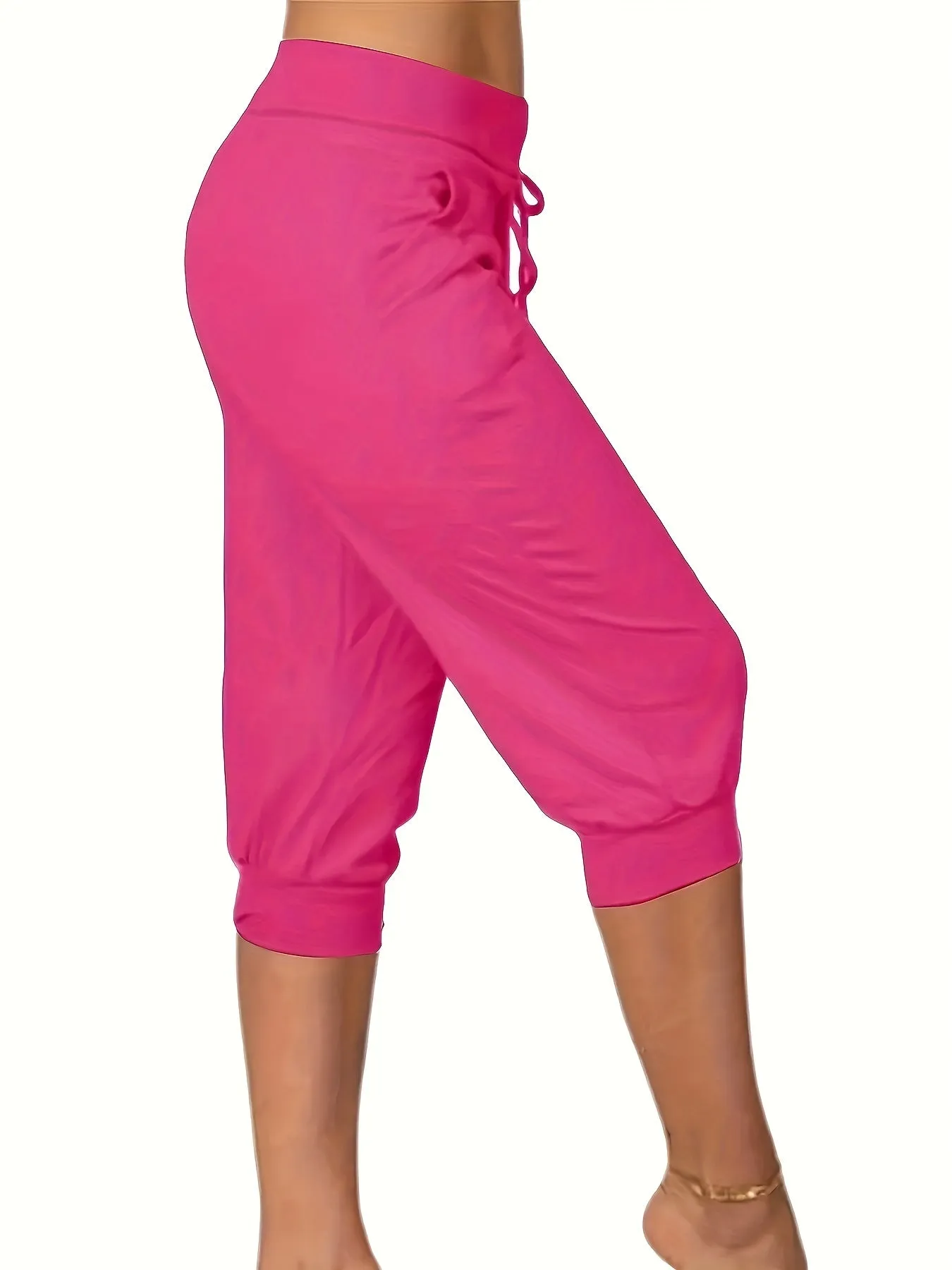 Stylish Drawstring Capris Perfect for Spring  Summer Fashion