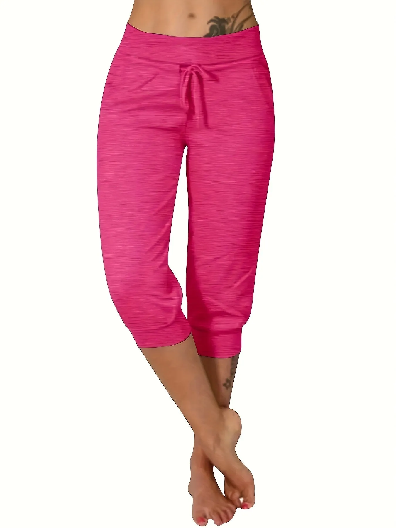 Stylish Drawstring Capris Perfect for Spring  Summer Fashion