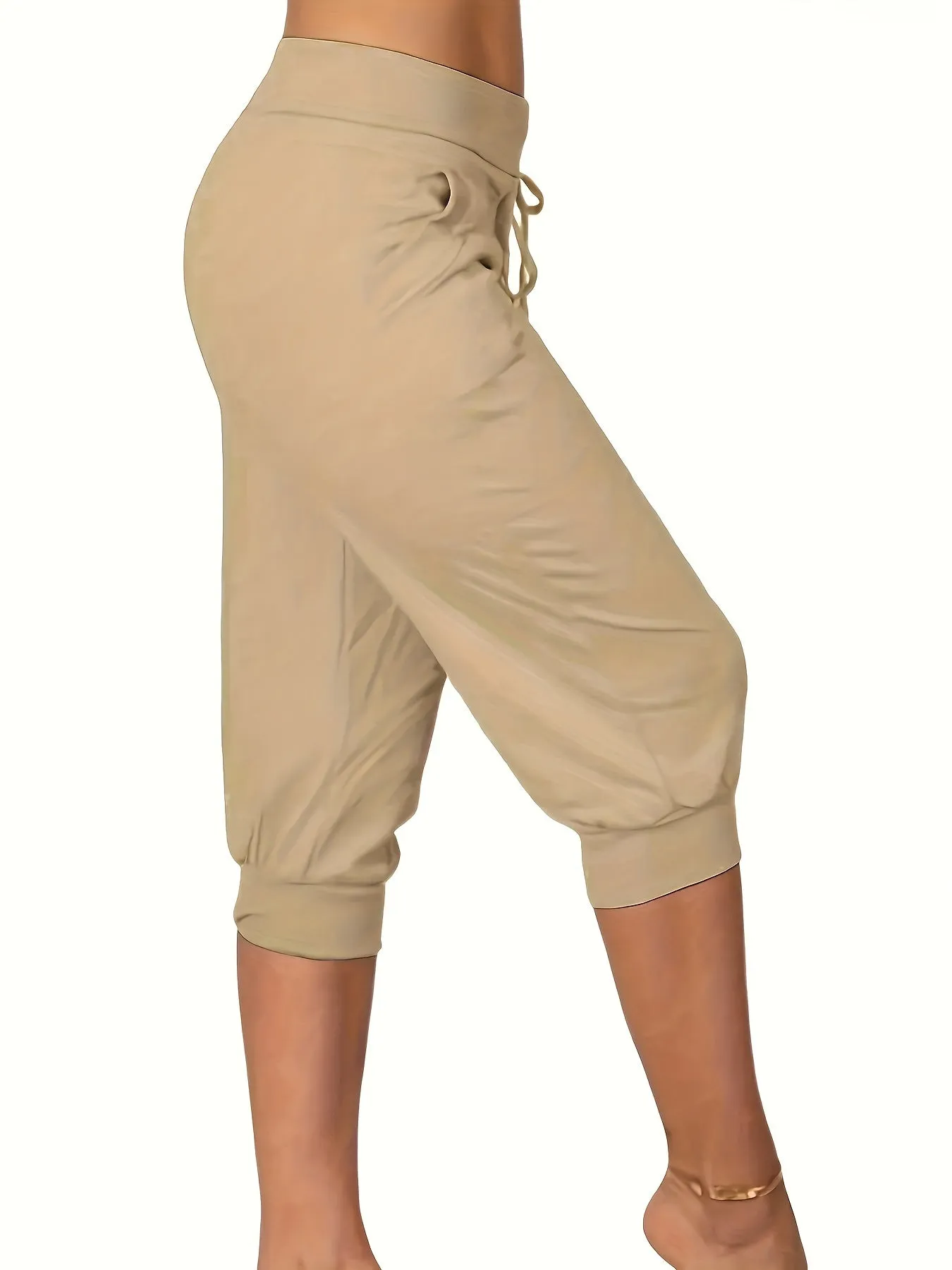 Stylish Drawstring Capris Perfect for Spring  Summer Fashion