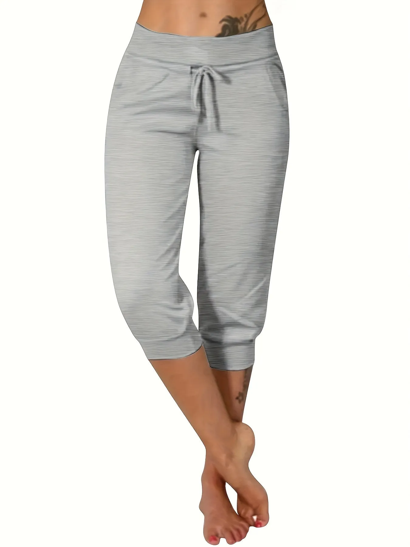 Stylish Drawstring Capris Perfect for Spring  Summer Fashion