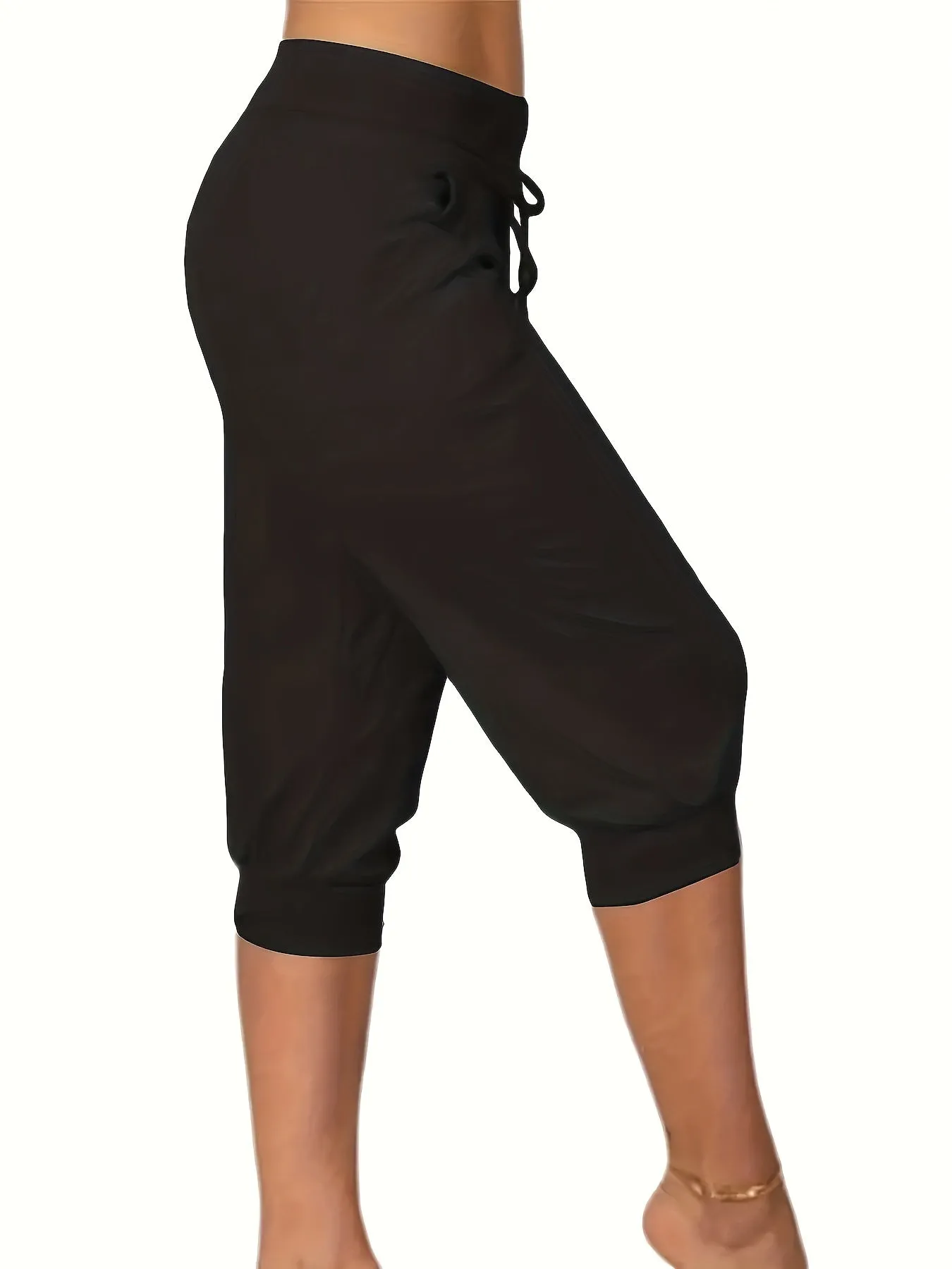 Stylish Drawstring Capris Perfect for Spring  Summer Fashion