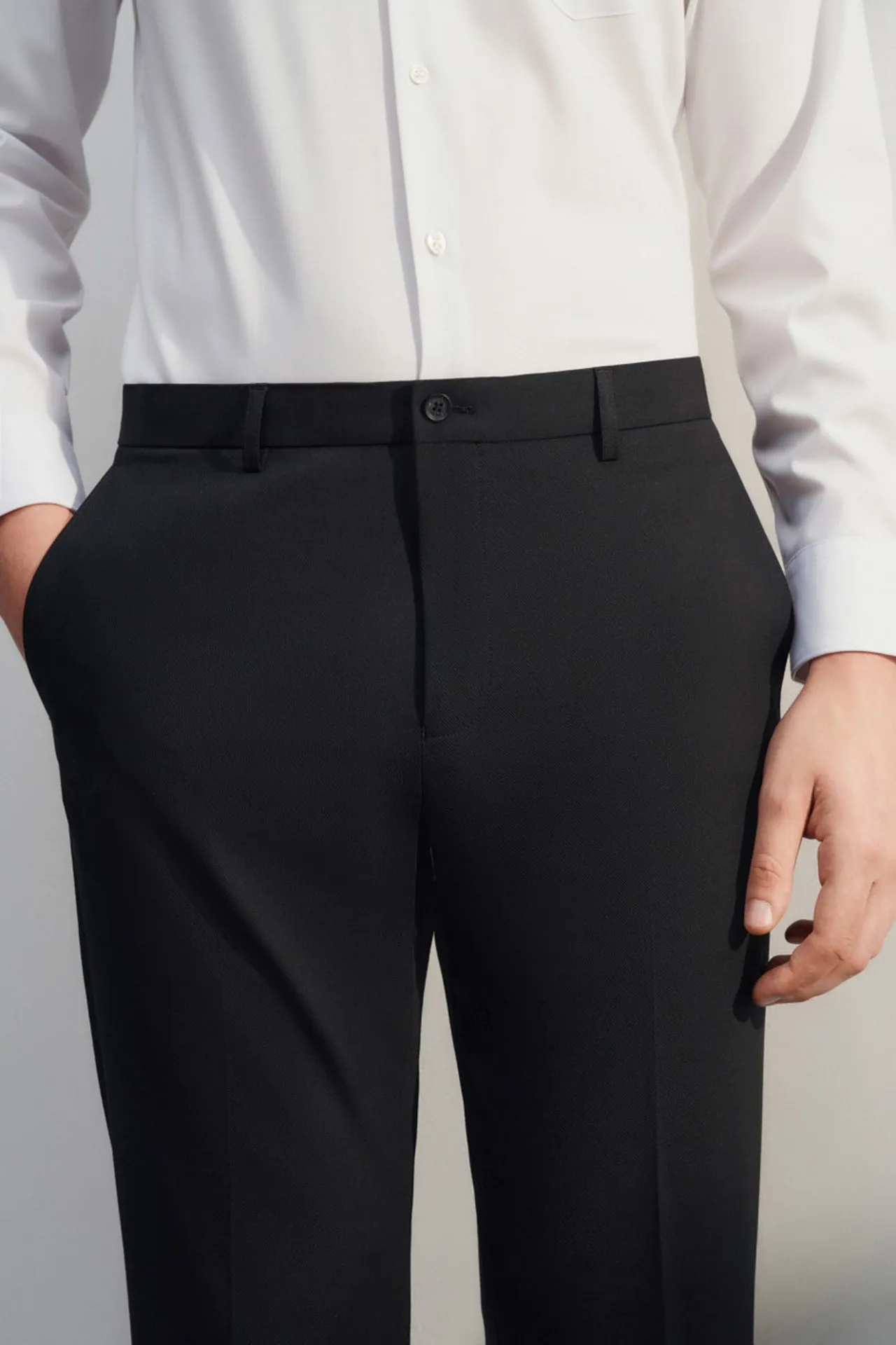 Super Soft Touch Multi-Way Stretch Smart Fit Twill Suit Pants