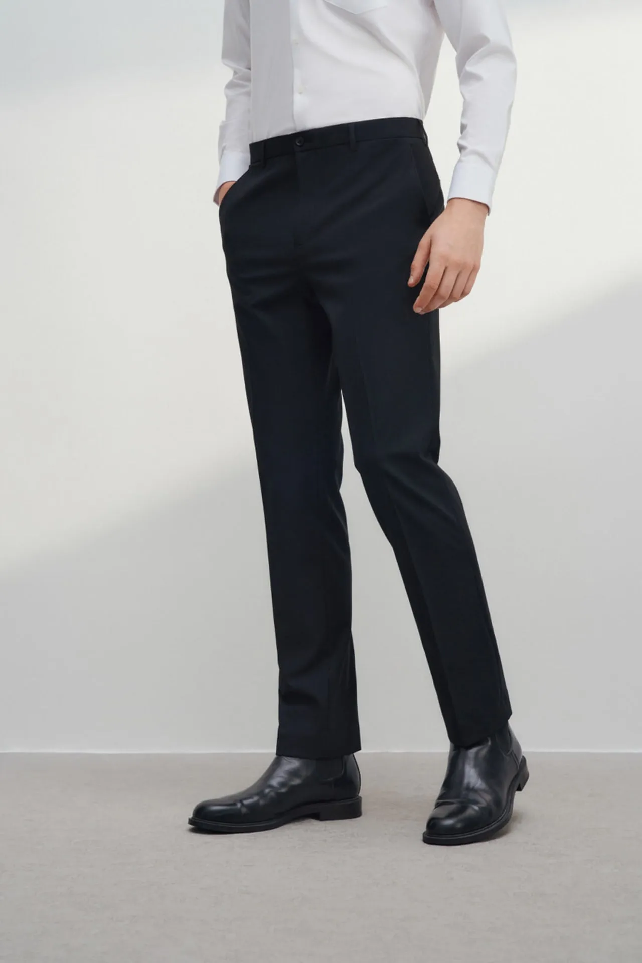 Super Soft Touch Multi-Way Stretch Smart Fit Twill Suit Pants