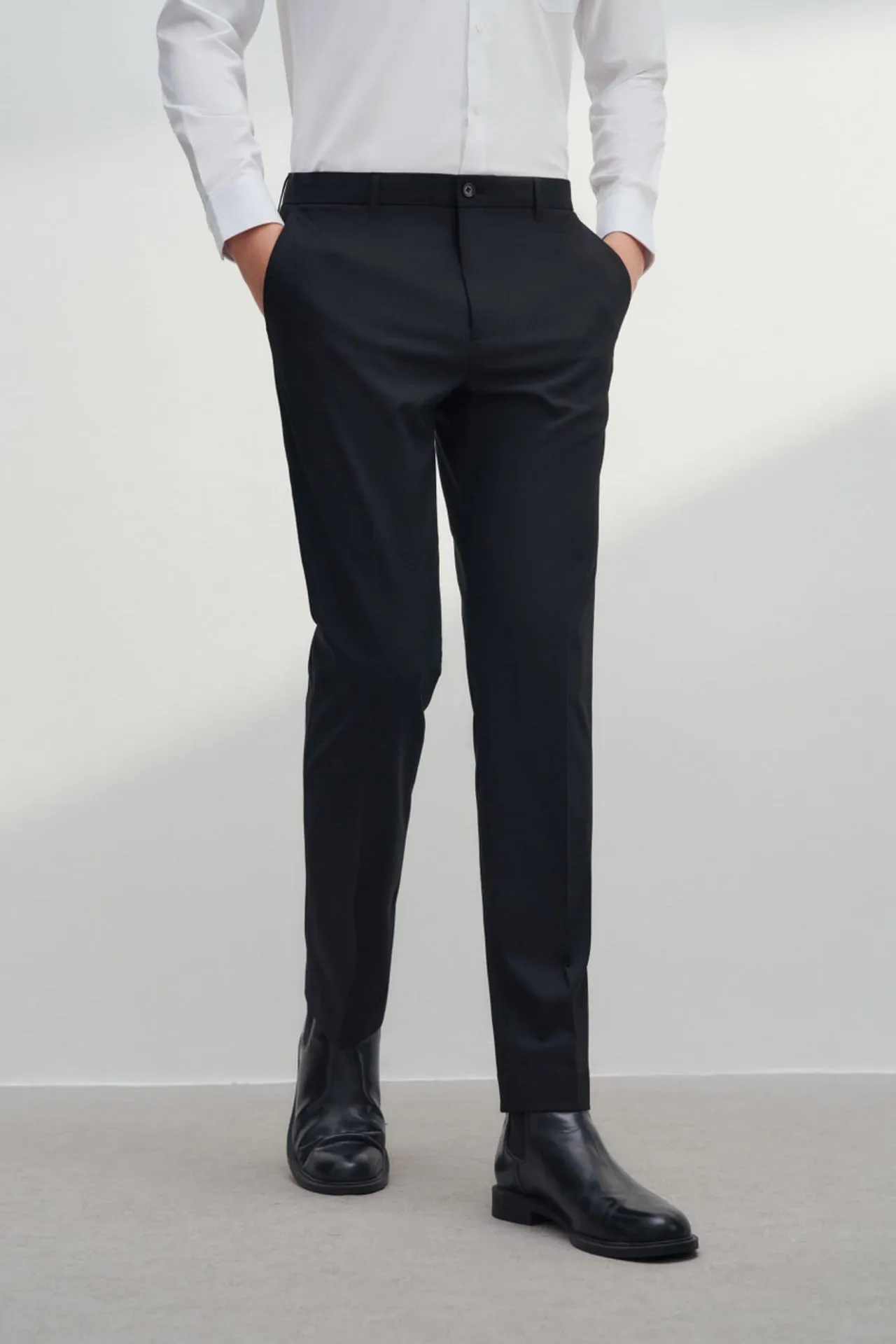 Super Soft Touch Multi-Way Stretch Smart Fit Twill Suit Pants