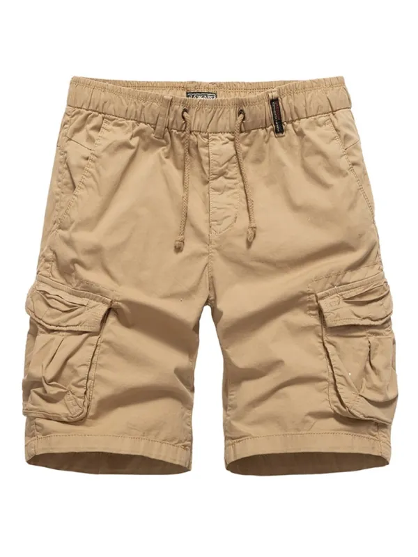 TEEK - Mens Multi-Pocket Quarter Cargo Shorts