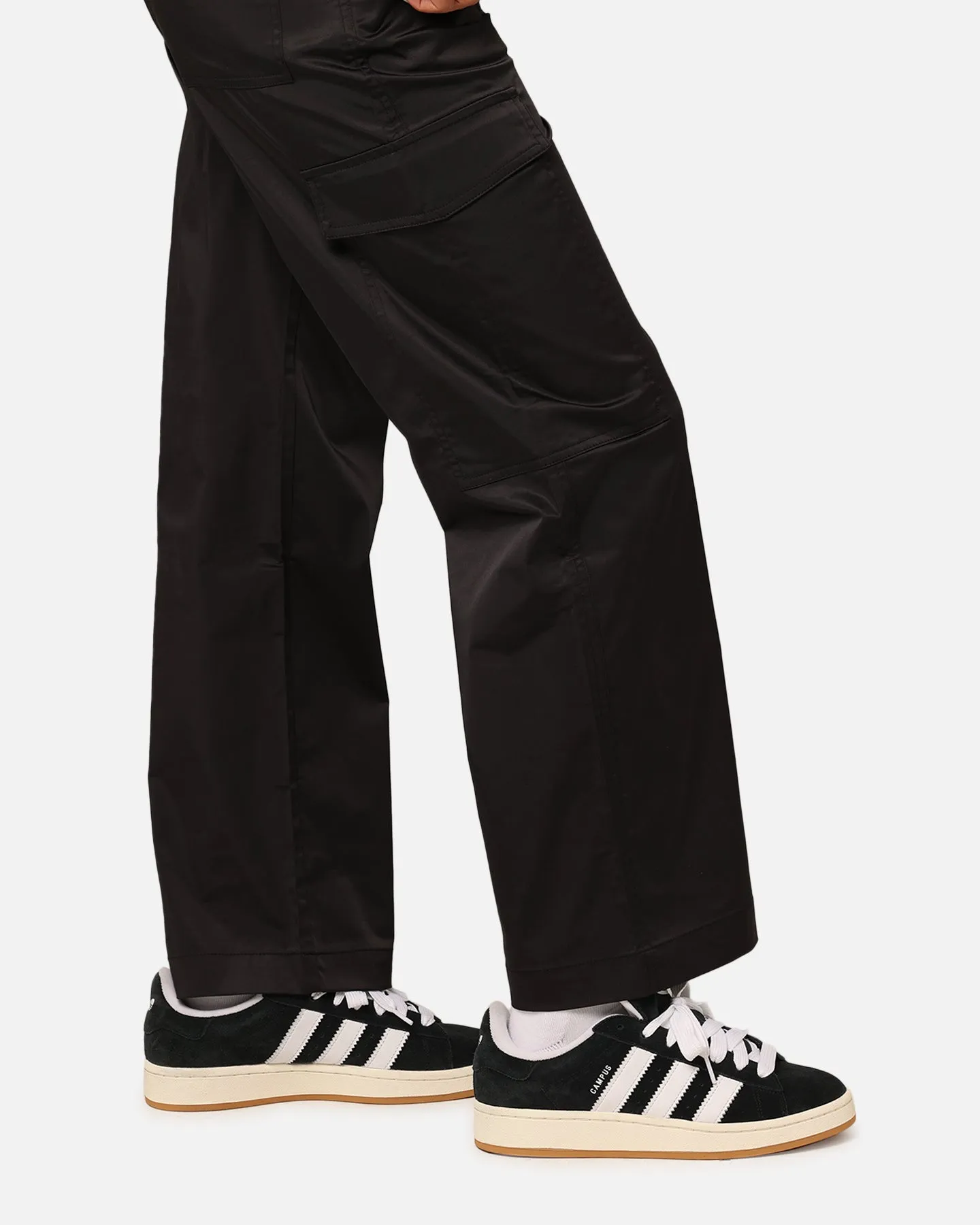 Tommy Jeans Women's Satin Utility Pants Black