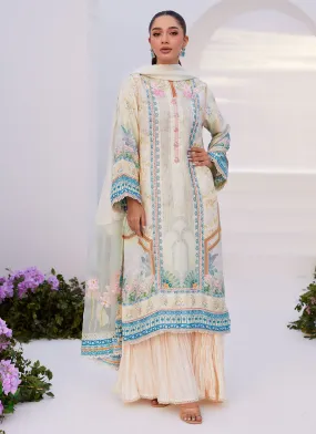 Turkish Aqua Shirt and Dupatta