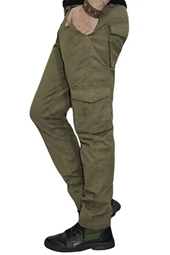 Urban Legends Men's Regular Fit Cargos (#R17R21BY169_Green_34)