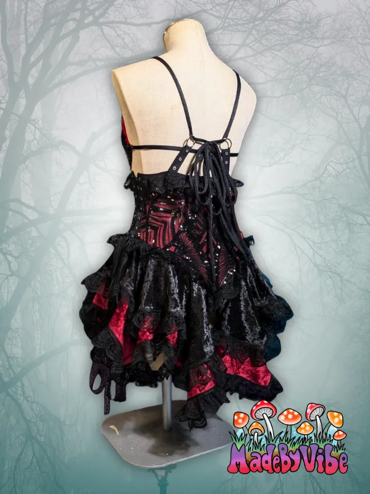 Vampira Dress - One of a Kind - Size Large