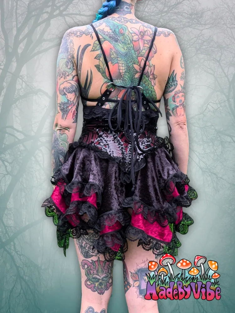 Vampira Dress - One of a Kind - Size Large