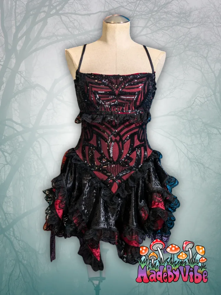 Vampira Dress - One of a Kind - Size Large