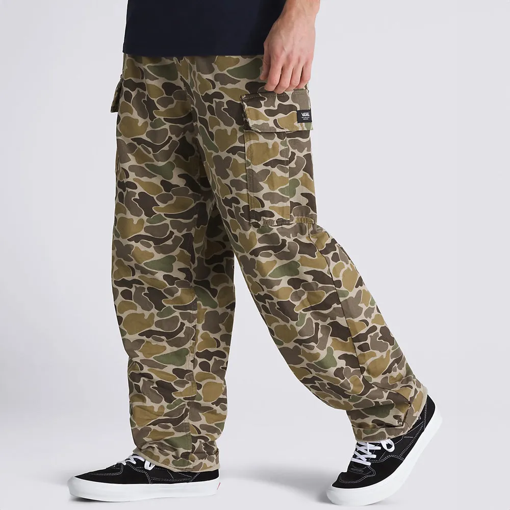 Vans Boys Range Cargo Baggy Tapered Elastic Waist Pants