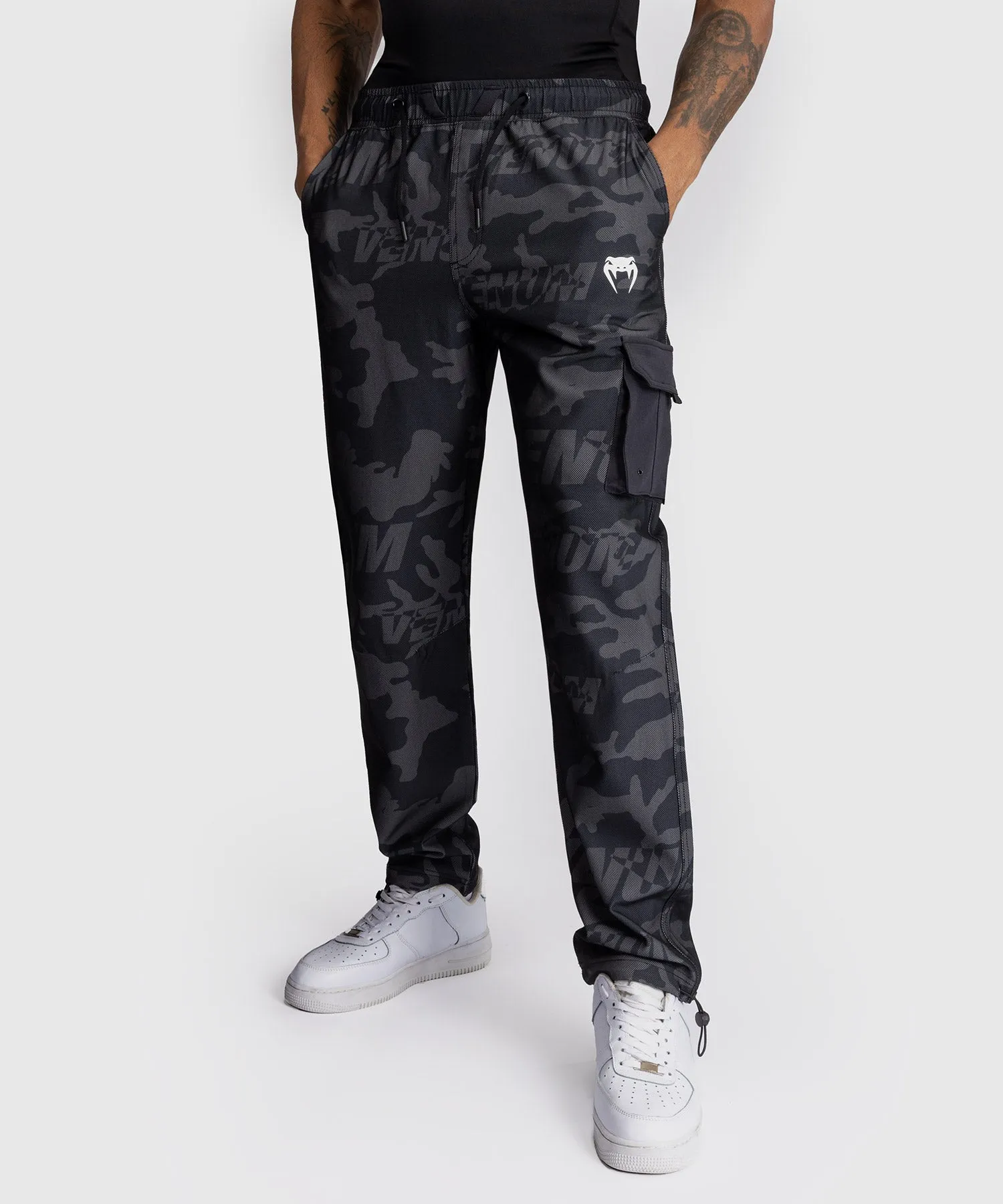 Venum Trooper Men's Tracksuit Pants - Black/Charcoal