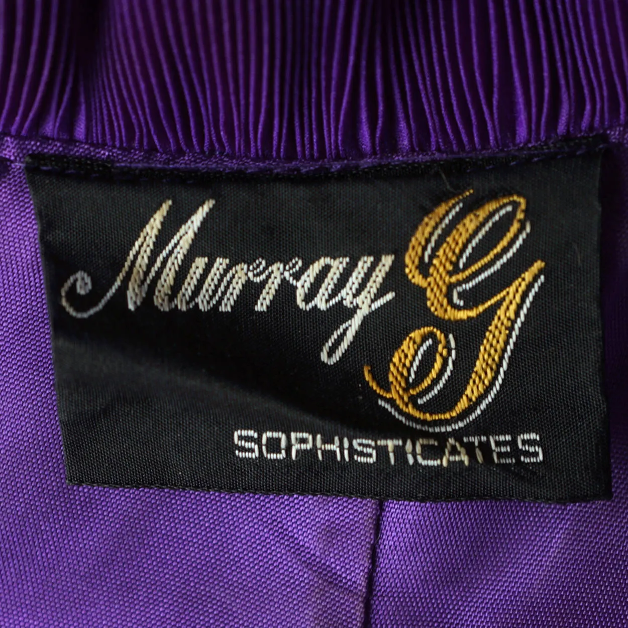 Vintage 1960s Mini Dress Palazzo Pants Hostess Set Ensemble Purple Size S / M