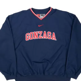 VINTAGE NIKE NCAA GONZAGA WINDBREAKER PULLOVER JACKET 1990S XL