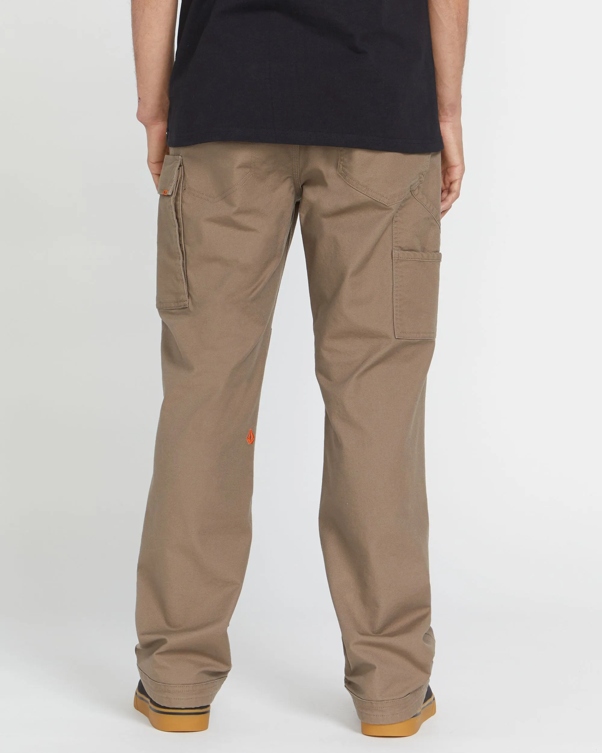 Volcom Workwear Caliper Relaxed Work Pants - Brindle