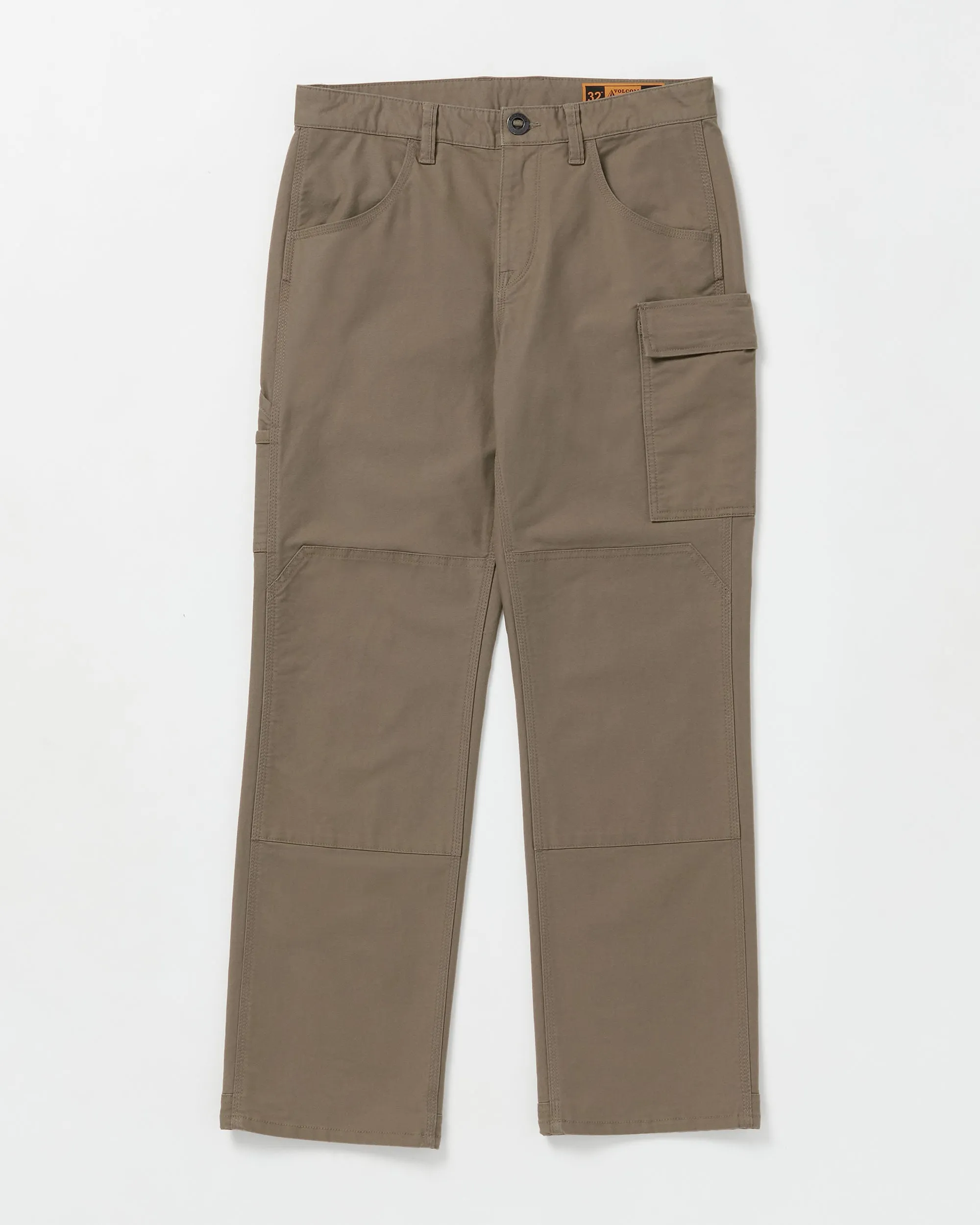 Volcom Workwear Caliper Relaxed Work Pants - Brindle