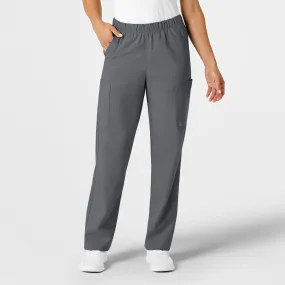 W123 Unisex Multi-Cargo Scrub Pant - Pewter