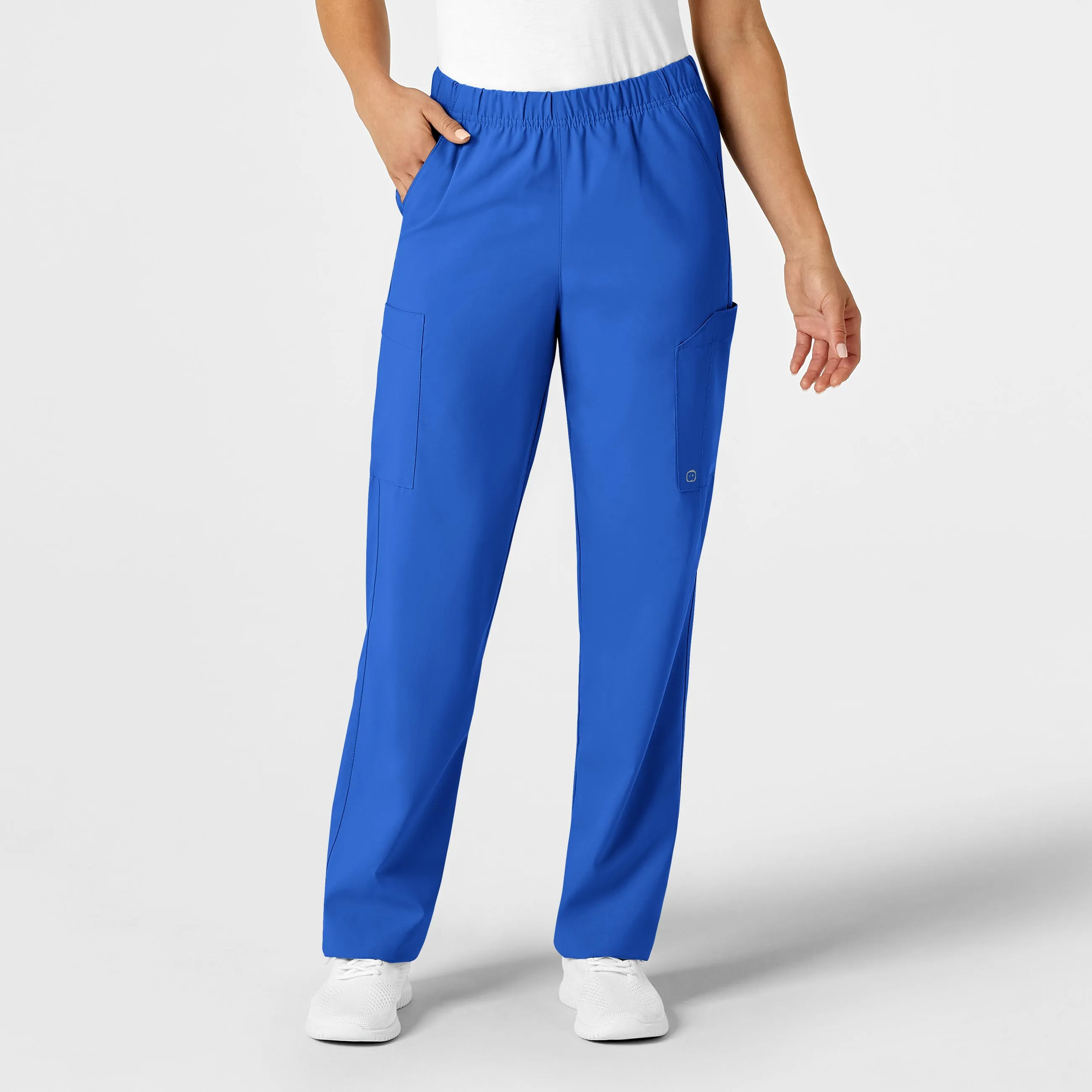 W123 Unisex Multi-Cargo Scrub Pant - Royal