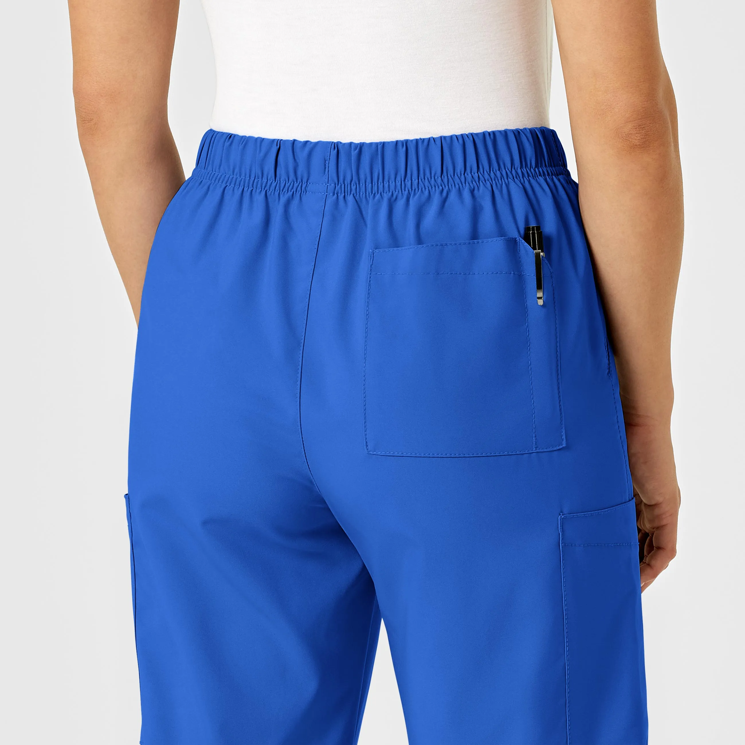 W123 Unisex Multi-Cargo Scrub Pant - Royal