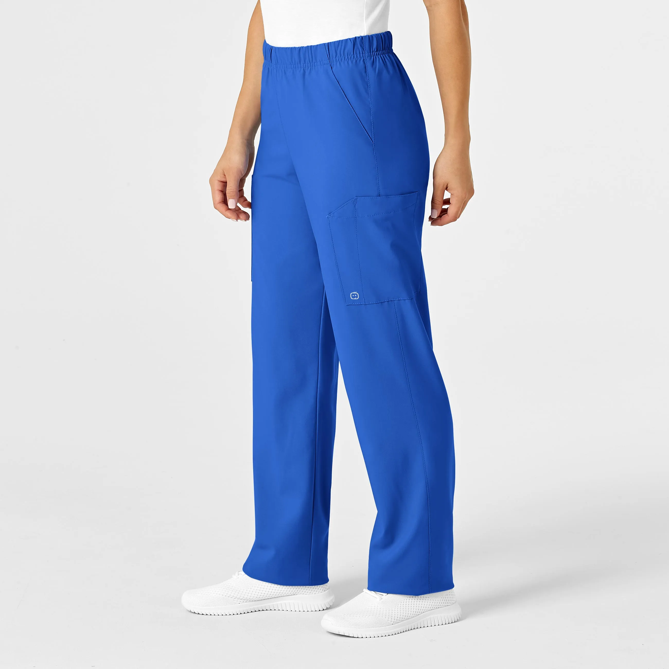 W123 Unisex Multi-Cargo Scrub Pant - Royal