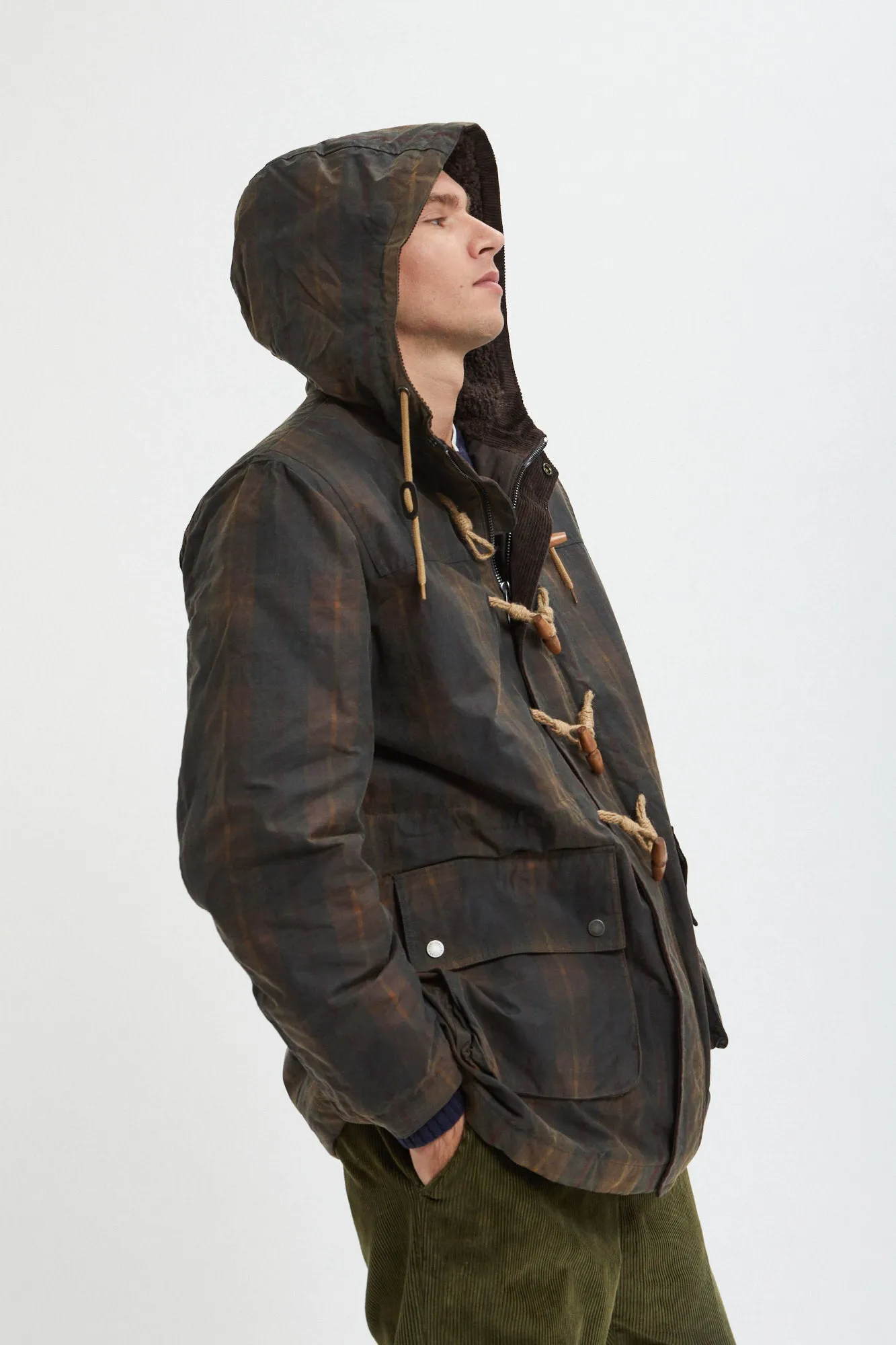 Wax Pattern Duffle Coat