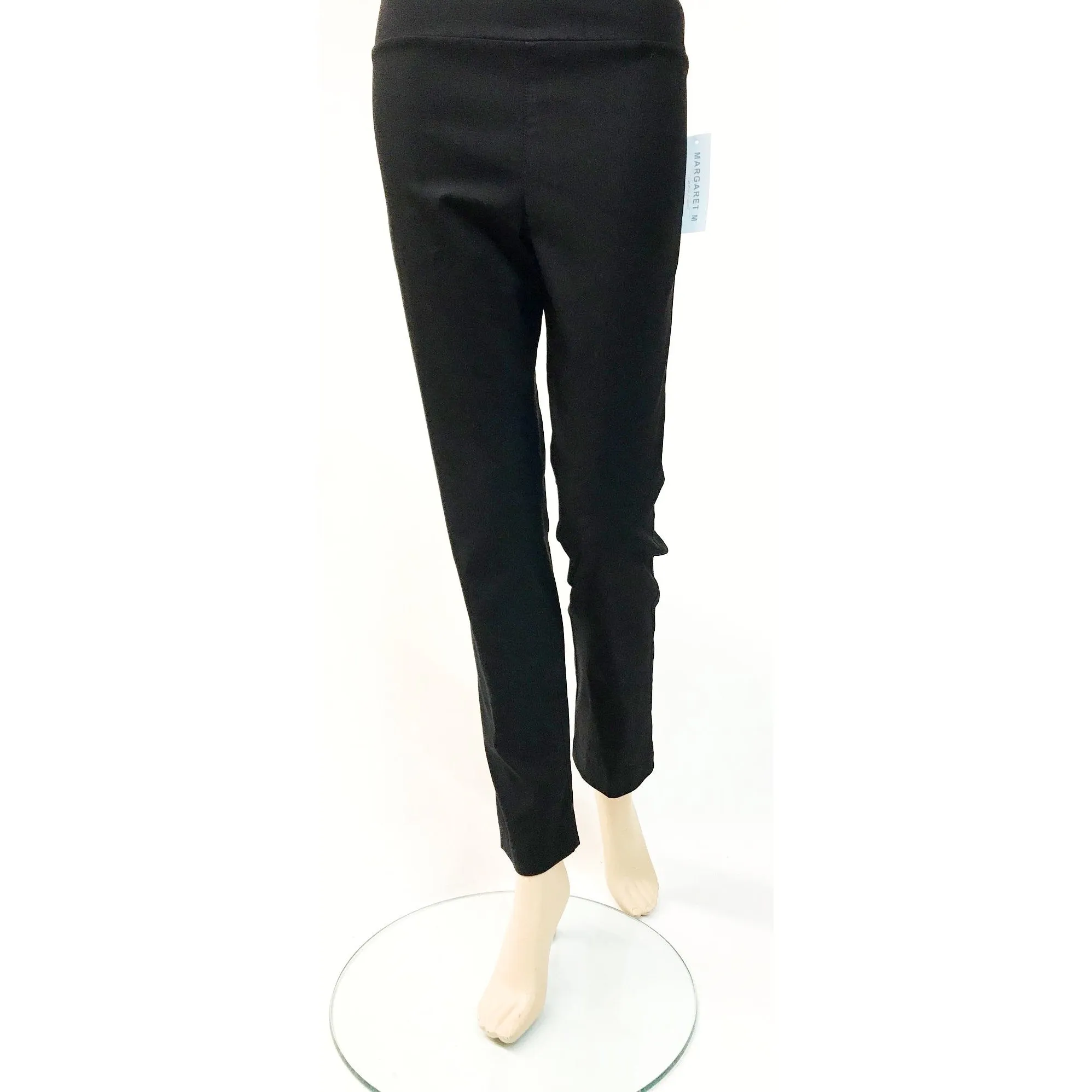 Women's Margaret M | Comfort Slimming Pants | Black and Royal Blue