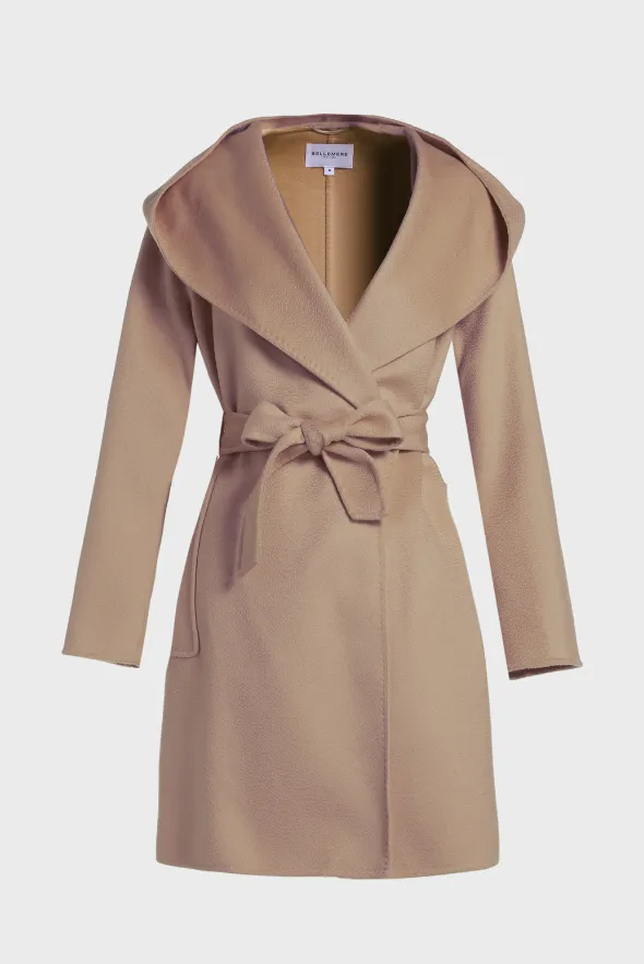 Women's Wool Hooded Coat