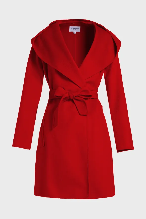 Women's Wool Hooded Coat