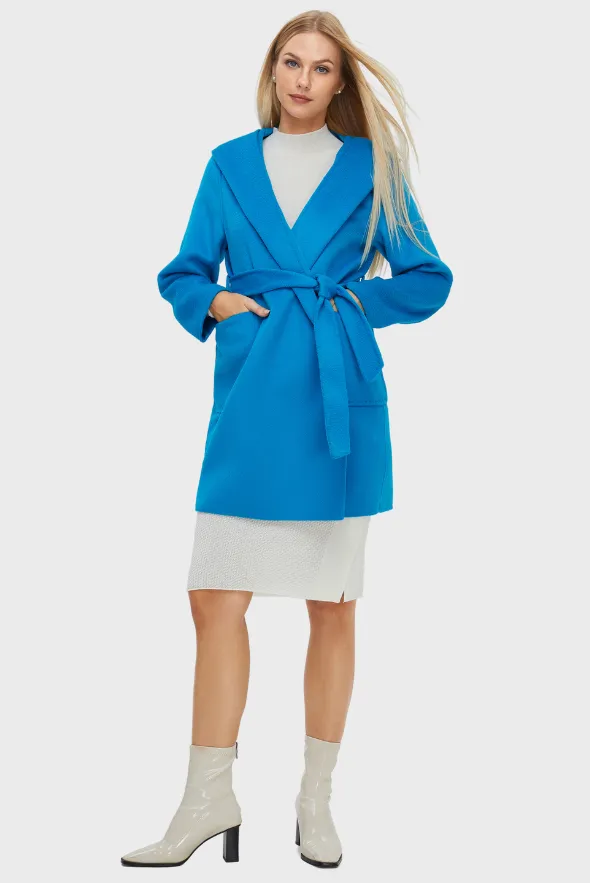 Women's Wool Hooded Coat