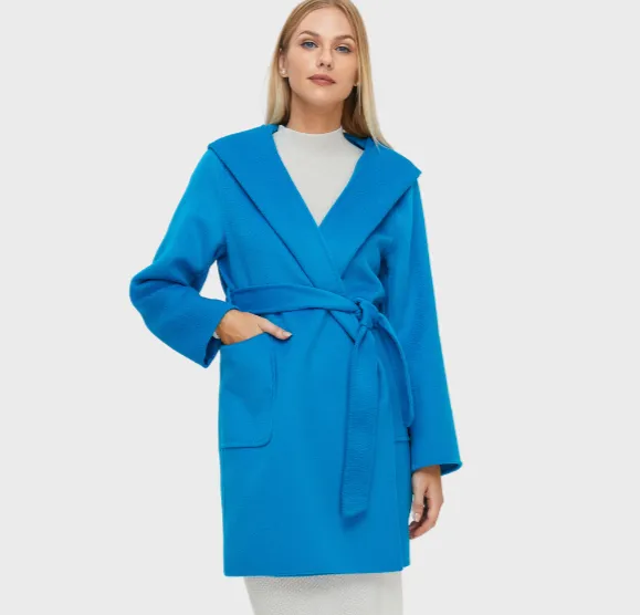 Women's Wool Hooded Coat