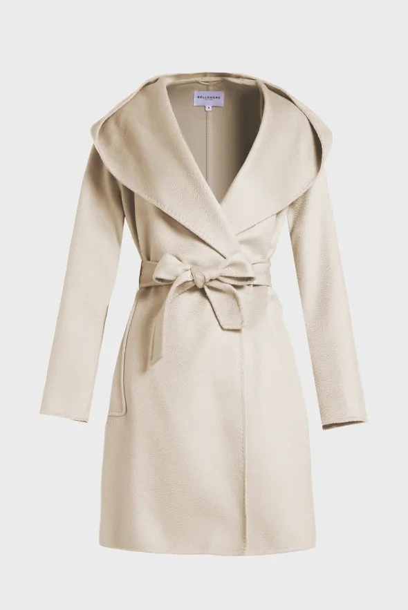 Women's Wool Hooded Coat