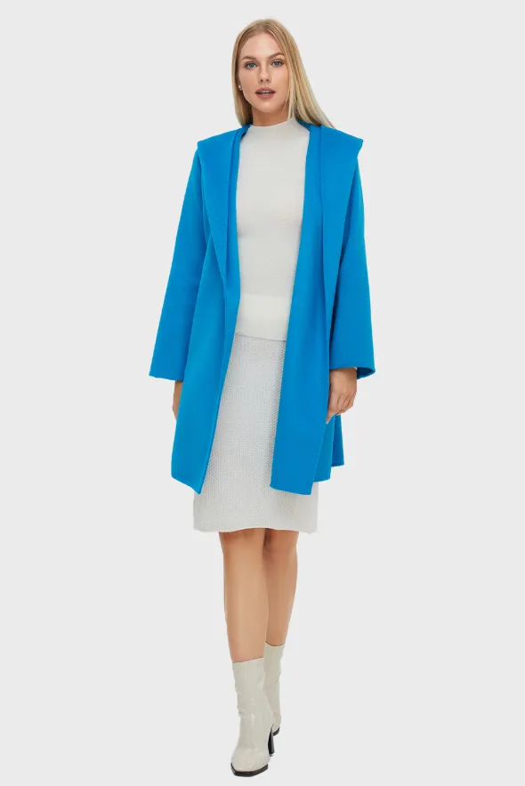 Women's Wool Hooded Coat