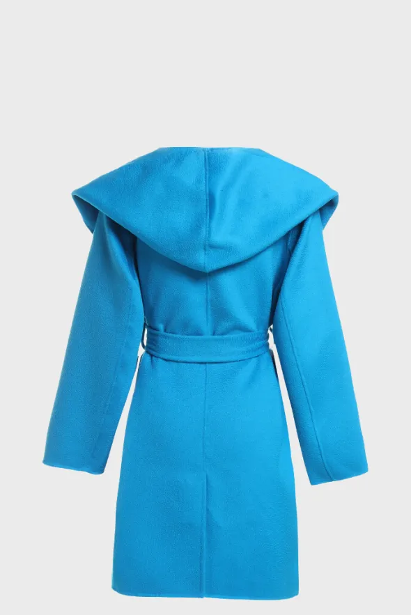 Women's Wool Hooded Coat