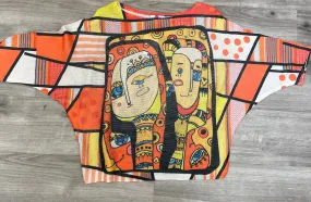 Yolly Orange King & Queen Top